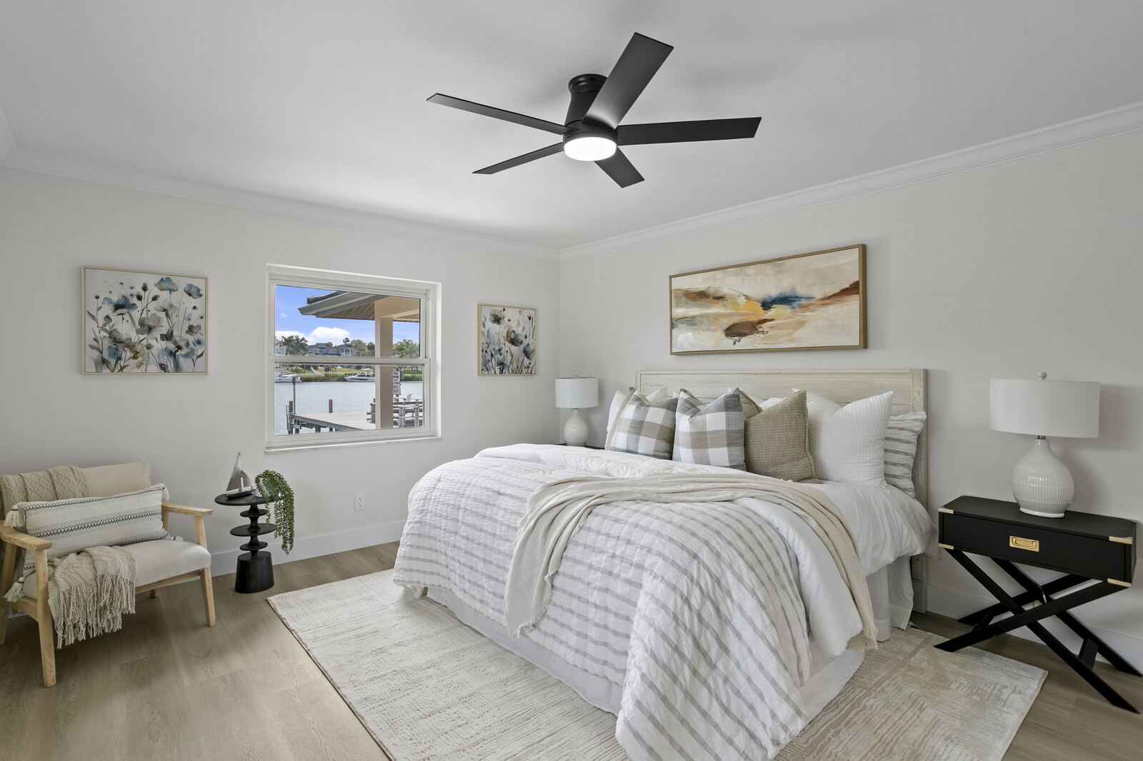 Staged bedroom, Tampa Bay FL