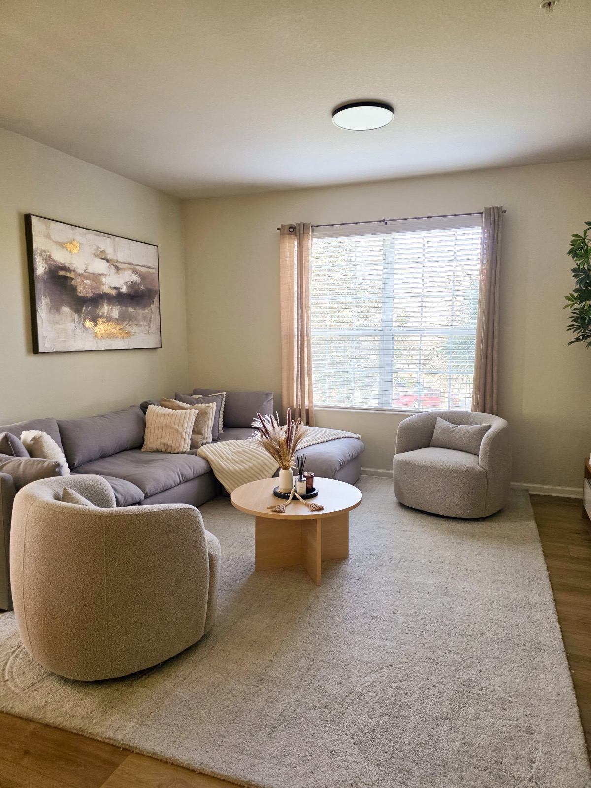 Staged living area, Tampa Bay FL