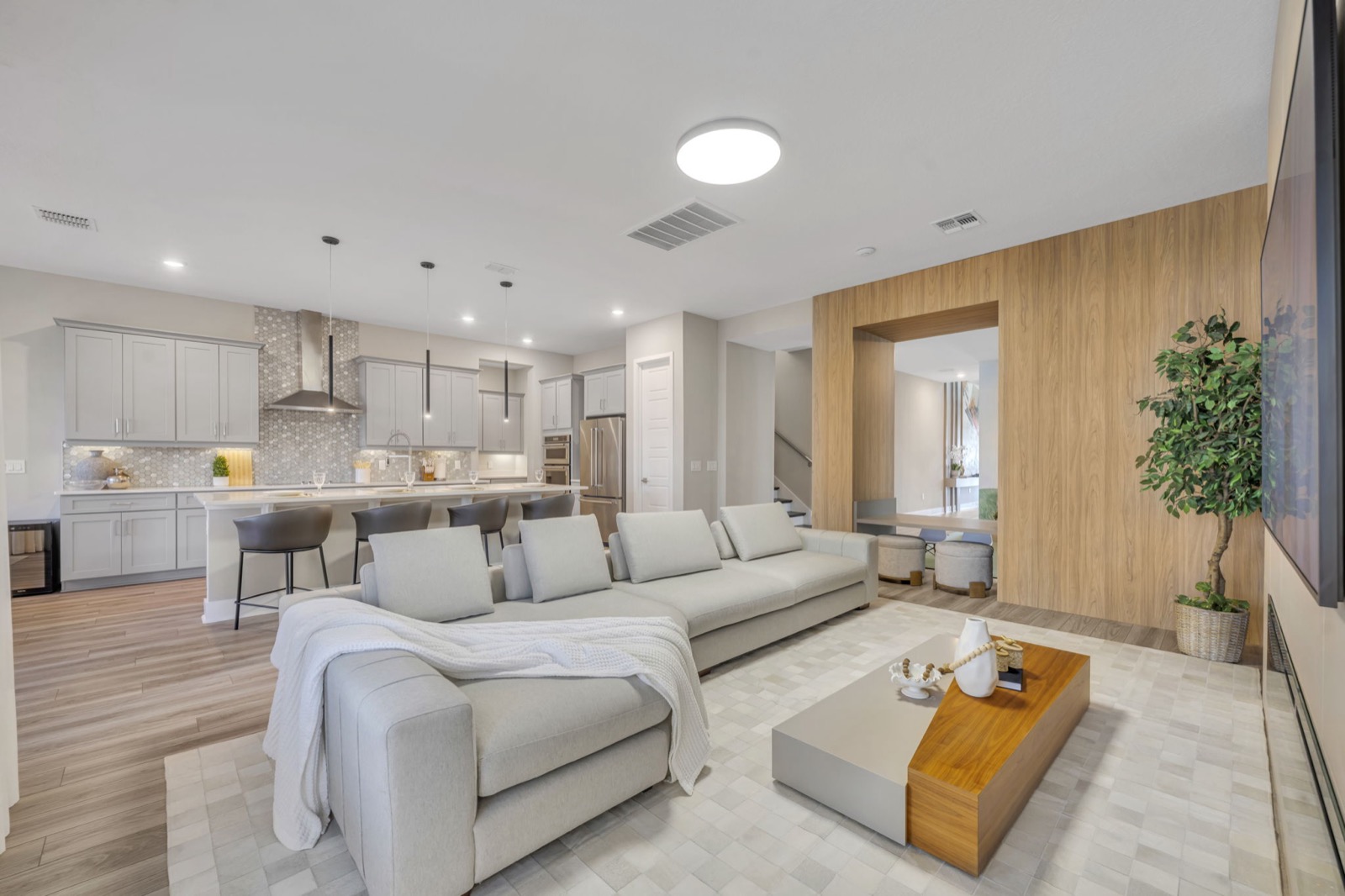 Professionally staged home in St. Pete Beach, FL